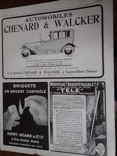 Chenard walcker 118 briquet - chenard, 118+