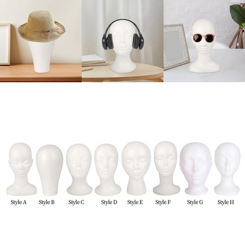 Tête mannequin blanche - tête, de