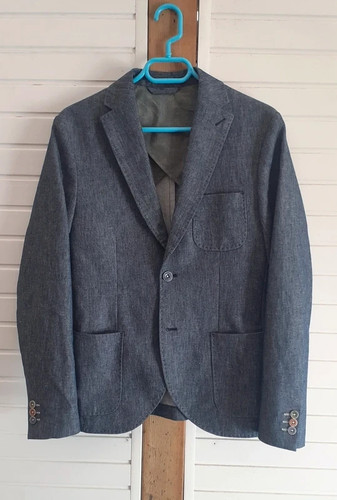 Blazer devred bleue gris - bleue,