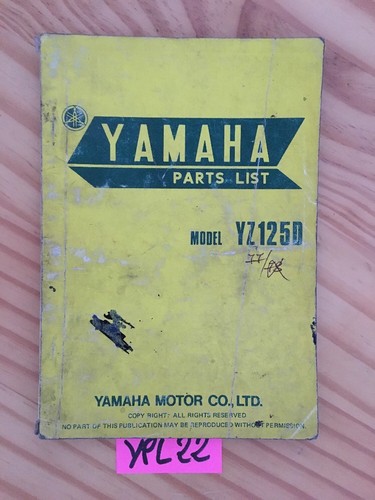 Yamaha yz125d 1w1 1977 - yz125, d