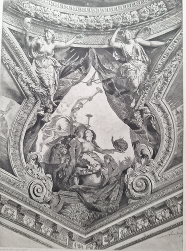 Gravure xix palais de - xix°, in-f