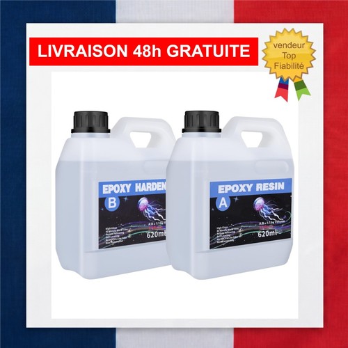 Résine époxy transparente - résine,