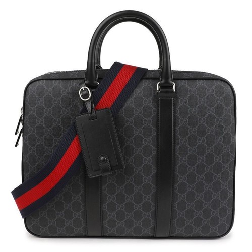 Gucci sacoche moyenne noire - gucci,