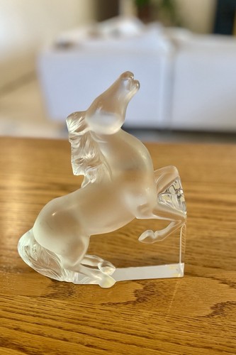 Lalique france figurine cheval - france,
