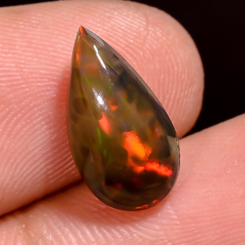 Cabochon poire opale - de,