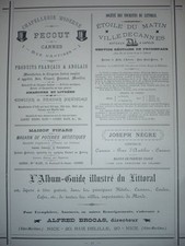 VINTAGE 1884 CANNES HATCHERY