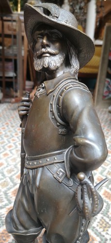 Statue bronze mousquetaire - statue,