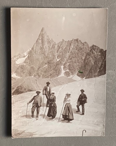Photo ancienne chamonix mont - ancienne,