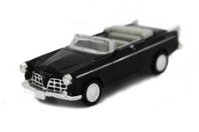 Voiture americaine Chrysler C-300E 1955 noire interieur gris 1/43ème