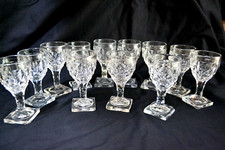 12 verres début XIX e cristal