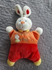 Doudou Lapin Nicotoy - Orange