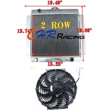 Aluminum Radiator+FAN for 1968-1980 Ford Escort Mk1 Mk2 RS2000 Manual