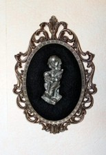 CADRE LAITON PATINÉ AVEC EN