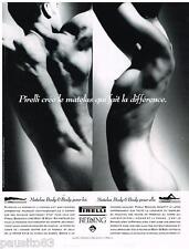 ADVERTISEMENT ADVERTISING 105 1992 MATTRESS PIRELLI bedding topless