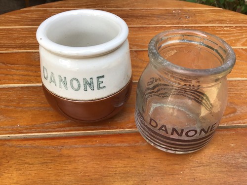 Anciens pot yaourt danone - pot, de