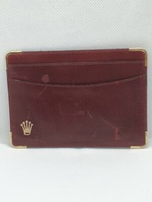 Antique Rolex Border Leather Card/Warranty Document Holder RefN424