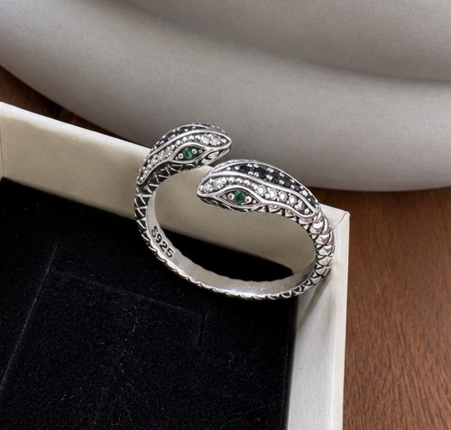 Chevalière bague double - /,