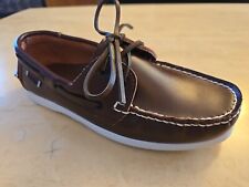 Sebago Docksides Portland - Brown Leather Sailing - Men's Boat Shoes Shoes 