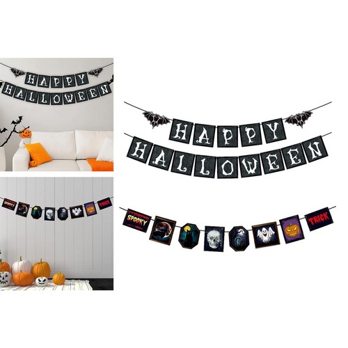Bannière halloween - bannière, d'halloween