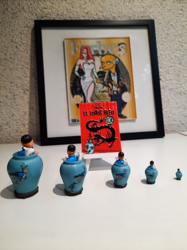 Potiche tintin lotus bleu - le,