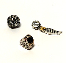 Charm PANDORA Lot de 3 breloques Argent