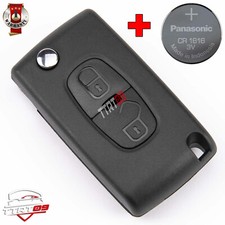 COQUE CLÉ POUR CITROEN C-CROSSER C4 AIRCROSS LAME MIT11R PLIP + CR1616 BATTERIE
