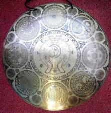 Full Moon Gong 20″ – Powerful Sound – ॐ Om Carved  Handmade in Nepal  Meditation