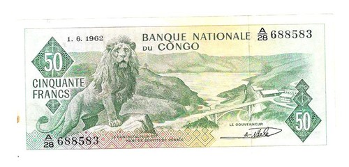 Billet congo belge - billet, 50