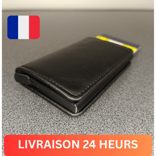 Porte cartes automatique cuir - automatique,
