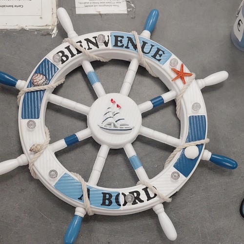 Roue bateau murale - de,