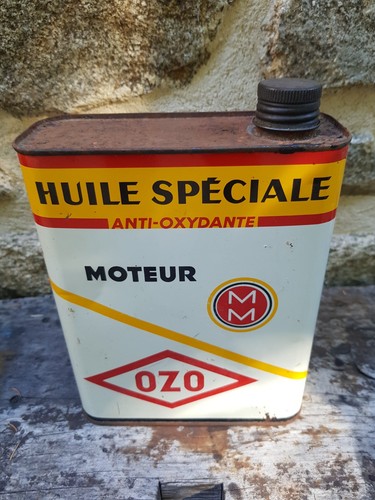 Ancien bidon huile 2 litres - ,