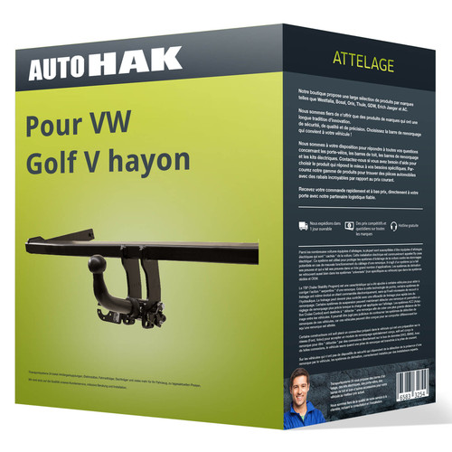 Attelage pour golf hayon - attelage,