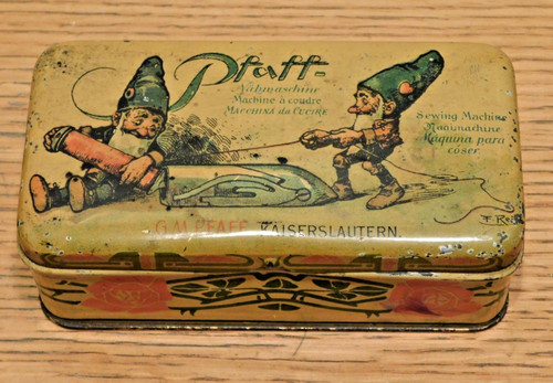 Vintage boite métal - en,