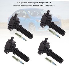 4X Ignition Coils+Spark Plugs