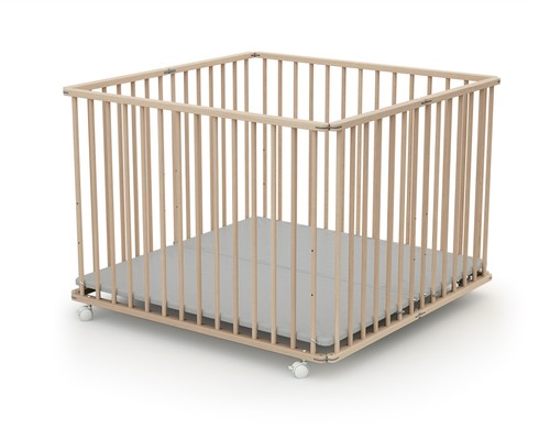 Parc bébé pliant bois 100 - bébé,
