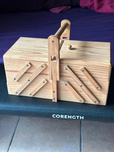 Boîte couture bois - à,