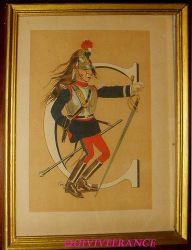 Pl169 planche cuirassier - pl169,