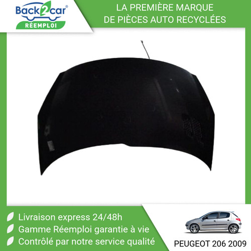 Capot peugeot 206 09 - 206+, 09-13