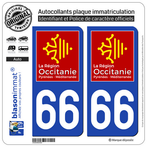 Stickers autocollant plaque - 2,
