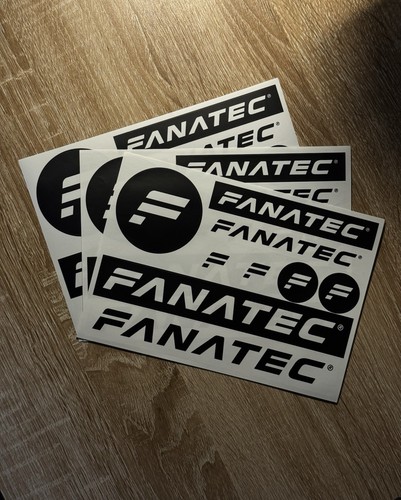 Fanatec stickers new - fanatec,
