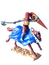 Timpo Toys Figure: Rare Knight, Knight, Knight, Brown Helmet.