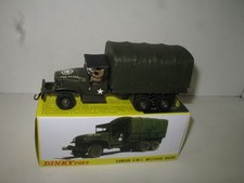 DINKY TOYS, GMC Military Truck Bache 809 Version 2 Complete "Super Dinky" Z
