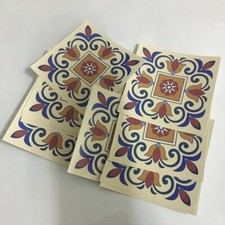 10 STICKERS AUTOCOLLANT MOSAIQUE CARREAU CARRELAGE ANCIEN MUR SOL 8x8cm 1