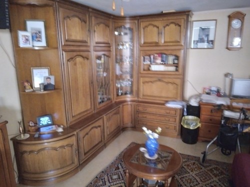 Meuble ancien bois séjour - meuble,