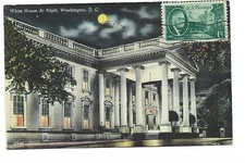 CARTE MAXIMUM  ETATS UNIS   WASHINGTON  WHITE HOUSE