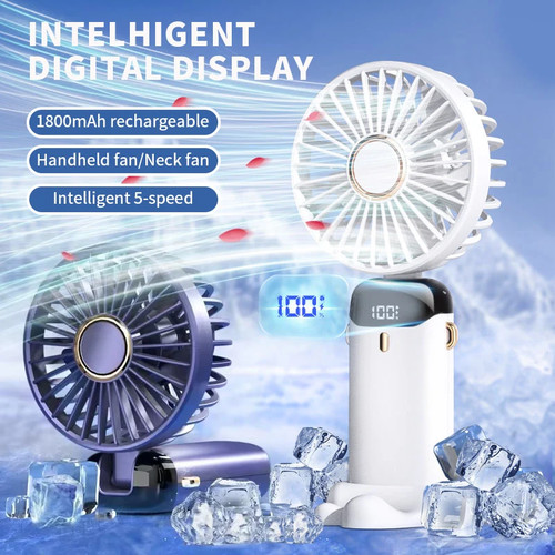 Mini ventilateur cou portable - mini,