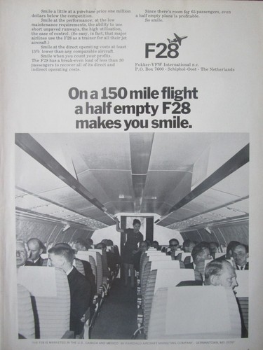 1971 pub avion - avion, fokker