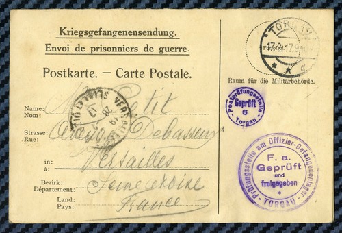 Ww1 prisonnier de guerre - de,
