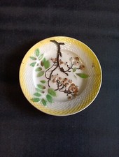 Assiette Barbotine Décor De