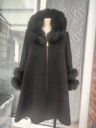 Manteau long laine cachemire